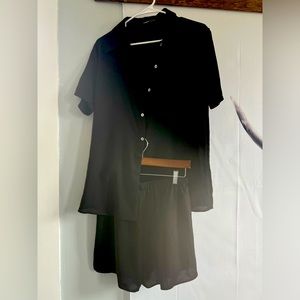 Women’s Black Summer Set